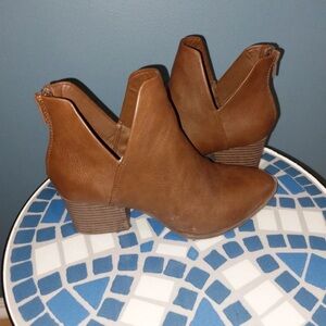 SO Brown Ankle Booties